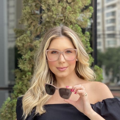 oticagriss oculos clip on 2 em 1 gatinho nude 271