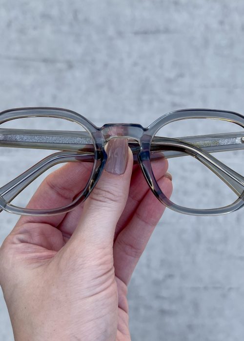 Óculos de Grau Quadrado Cinza 268