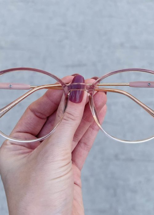 oticagriss oculos de grau redondo rose 269 8