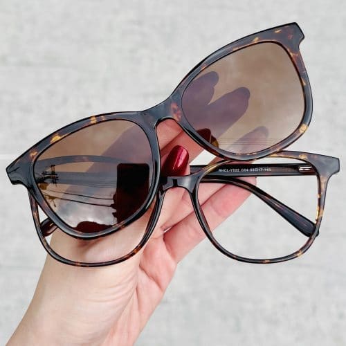 oticagriss oculos clip on 3 em 1 quadrado tartaruga 279 3