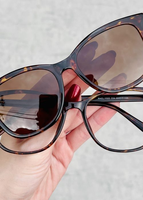 oticagriss oculos clip on 3 em 1 quadrado tartaruga 279 3