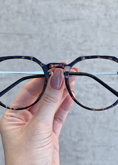 Óculos de Grau Redondo Tartaruga com Transparente 275