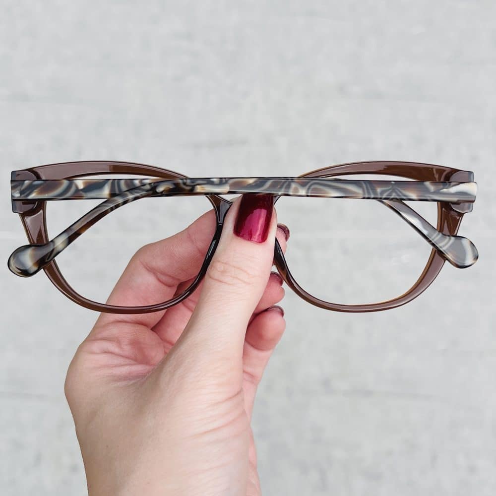 oticagriss oculos de grau gatinho marrom 286 1