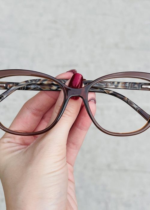 oticagriss oculos de grau gatinho marrom 286