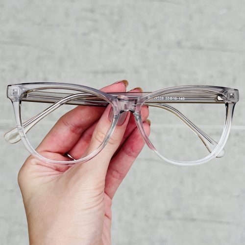 Óculos de Grau Feminino Gatinho Cinza 302