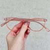 Óculos de Grau Gatinho Rosé 297 com Lentes Anti-blue