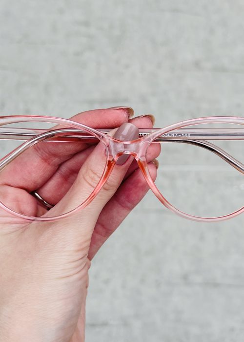Óculos de Grau Gatinho Rosa 297 com Lentes Anti-blue