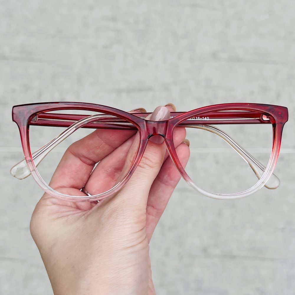 Óculos de Grau Feminino Gatinho Vermelho 302 Óculos de Grau Feminino Gatinho Vermelho 302