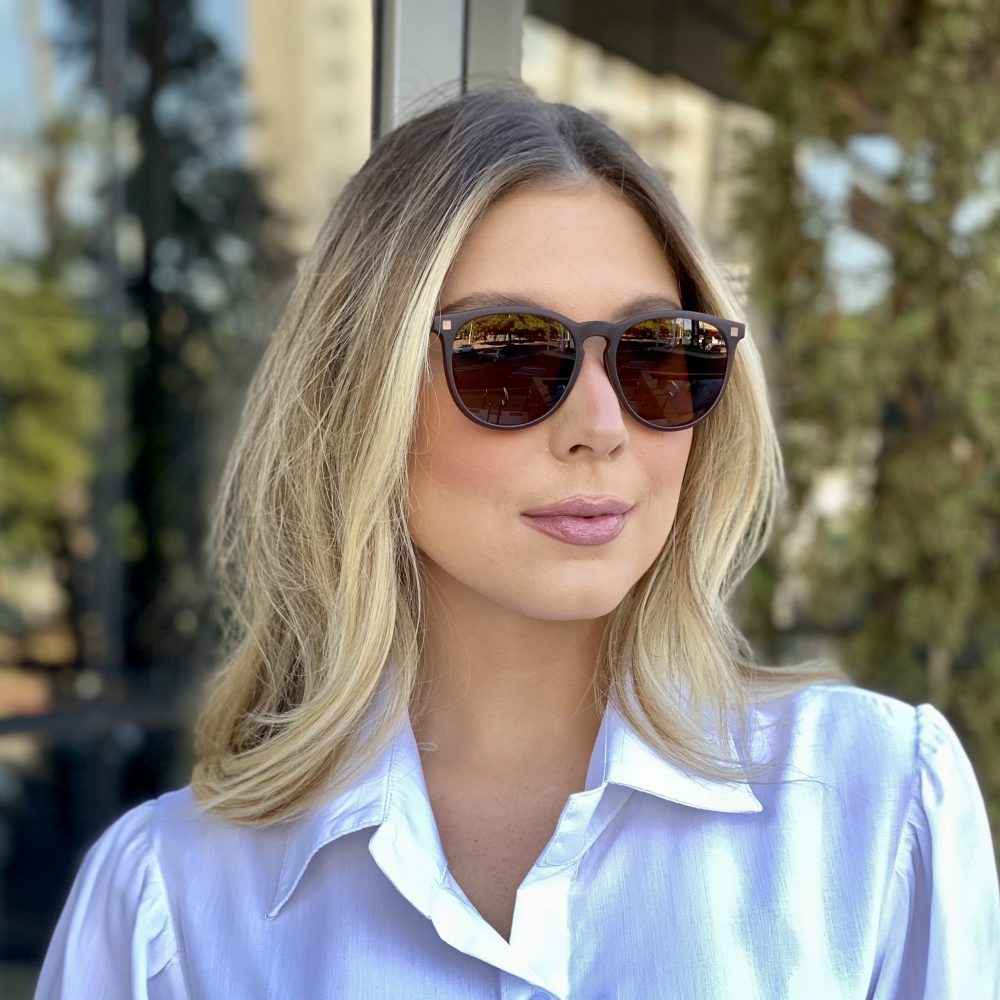 Óculos Clip On 2 em 1 Gatinho Marrom 290