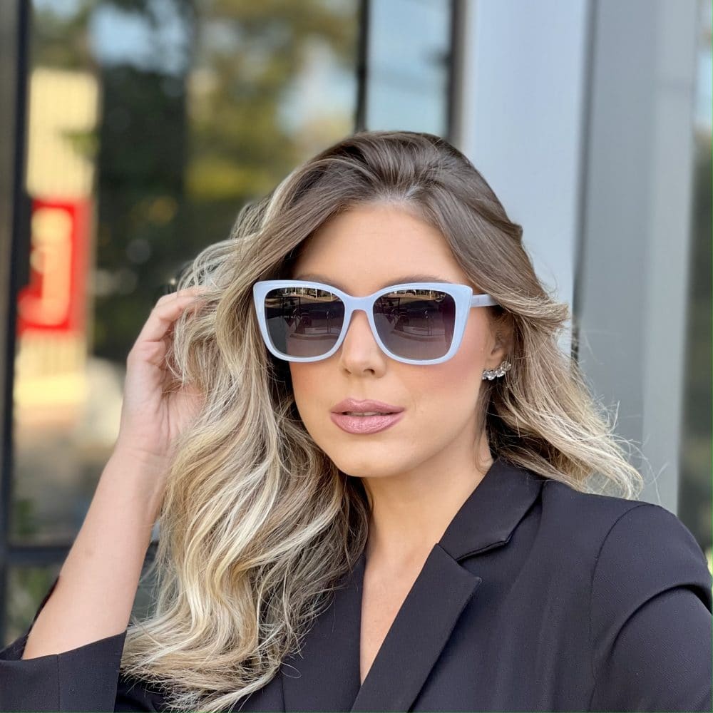 oticagriss oculos clip on 2 em 1 gatinho azul 306 oticagriss oculos clip on 2 em 1 gatinho azul 306