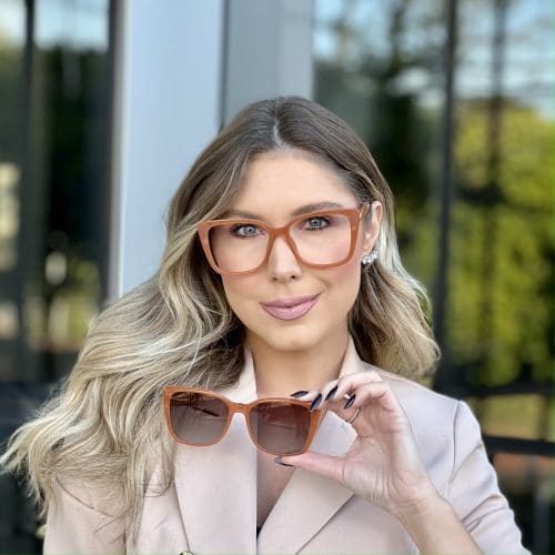 oticagriss oculos clip on 2 em 1 gatinho caramelo 306 5
