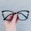 oticagriss oculos clip on 2 em 1 gatinho preto 304 oticagriss oculos clip on 2 em 1 gatinho preto 304
