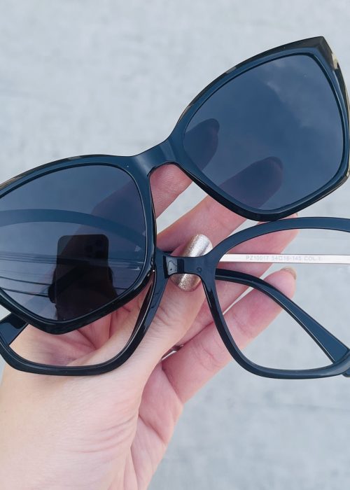oticagriss oculos clip on 2 em 1 gatinho preto 304 2