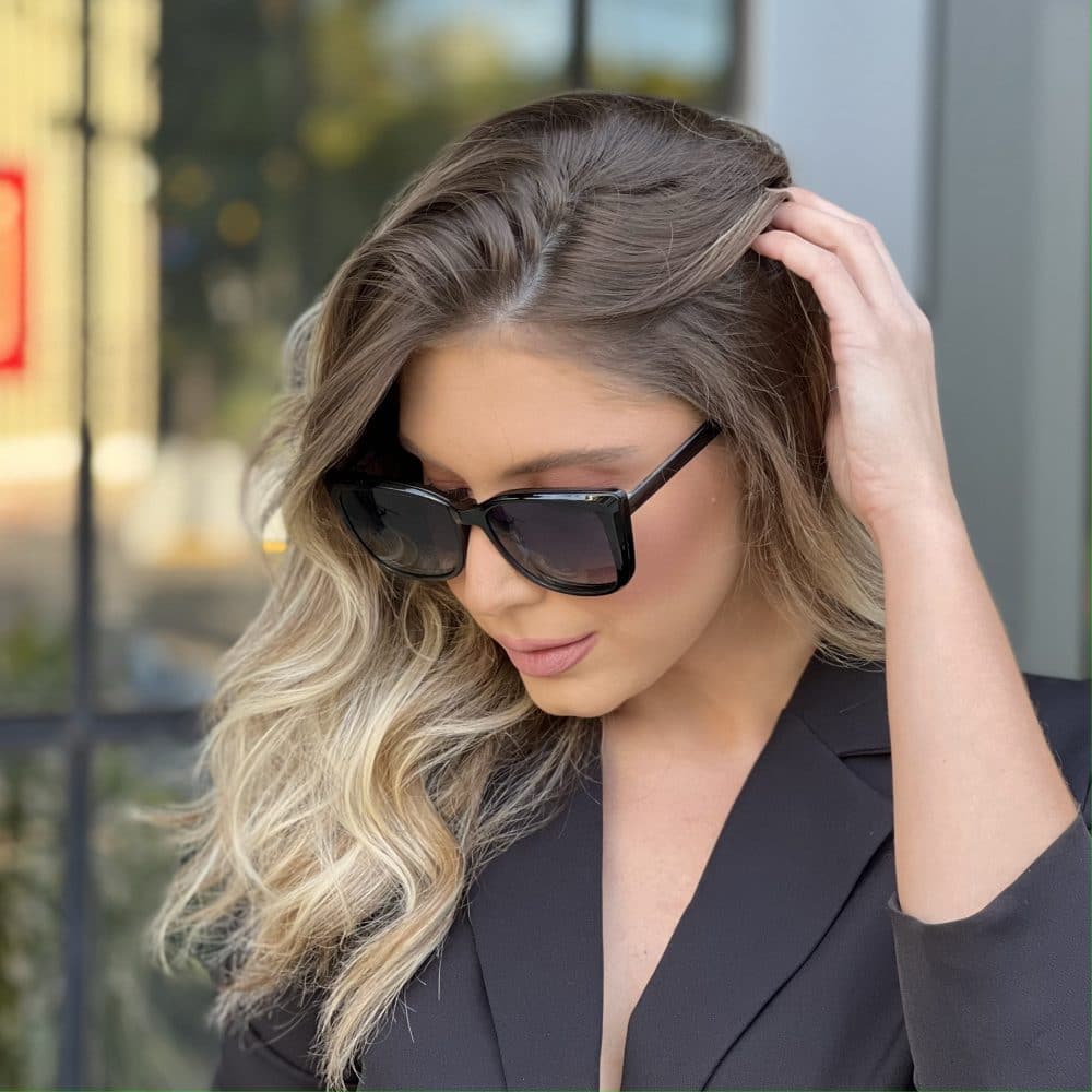 oticagriss oculos clip on 2 em 1 gatinho preto 306 oticagriss oculos clip on 2 em 1 gatinho preto 306
