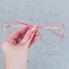 oticagriss oculos clip on 2 em 1 gatinho rosa 308 oticagriss oculos clip on 2 em 1 gatinho rosa 308