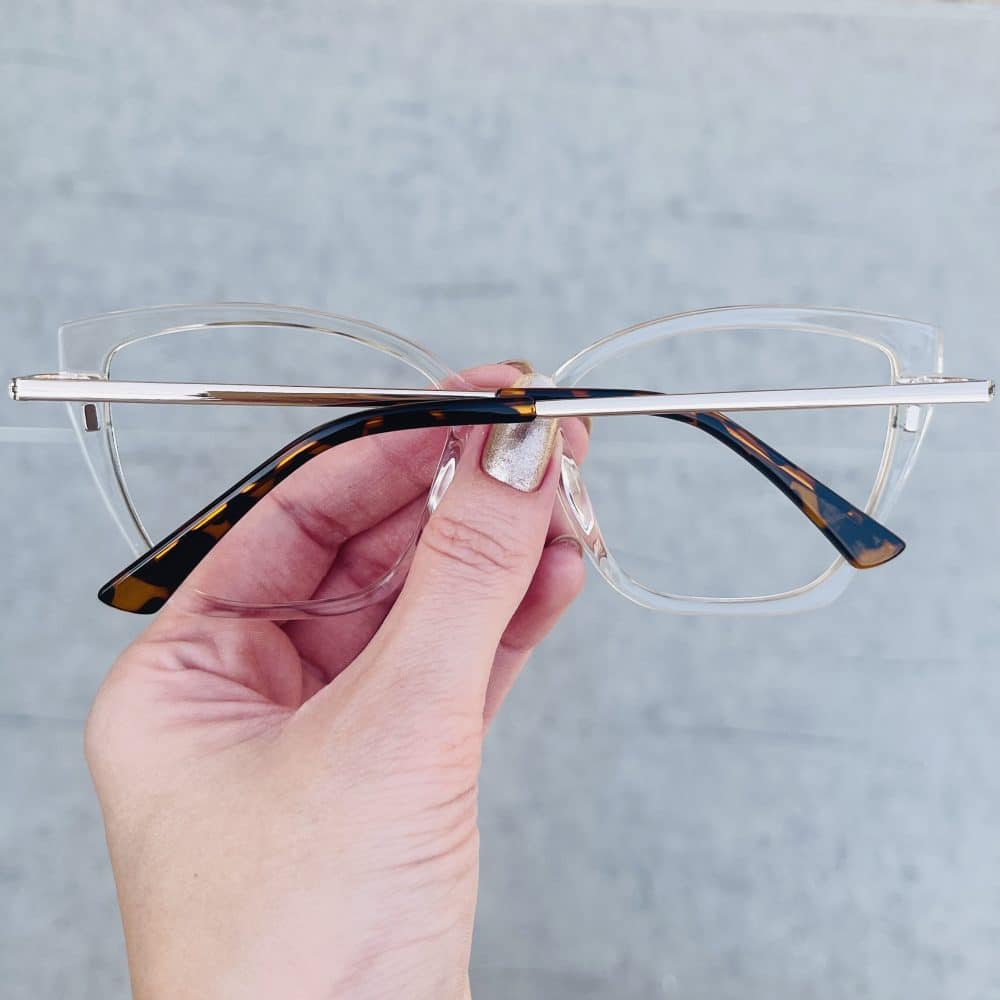 oticagriss oculos clip on 2 em 1 gatinho transparente 304 oticagriss oculos clip on 2 em 1 gatinho transparente 304
