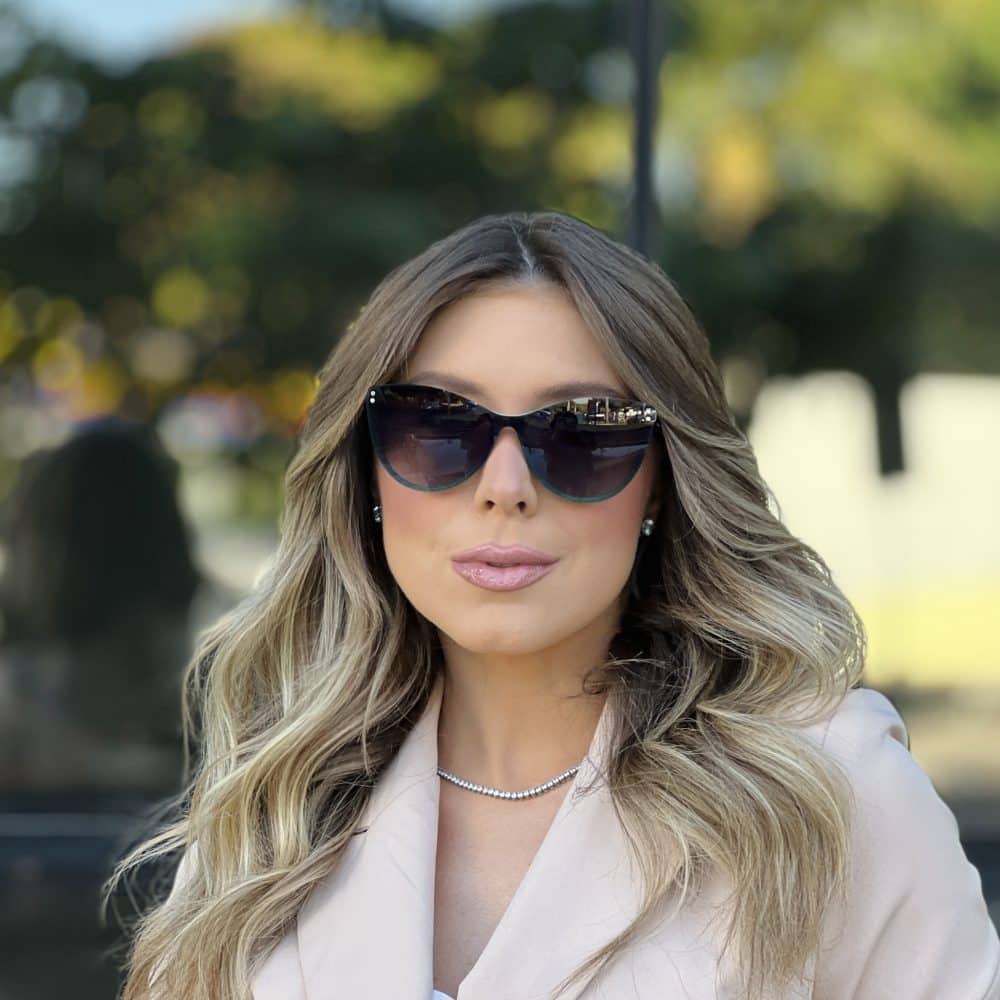 Óculos Clip On 2 em 1 Gatinho Verde 308