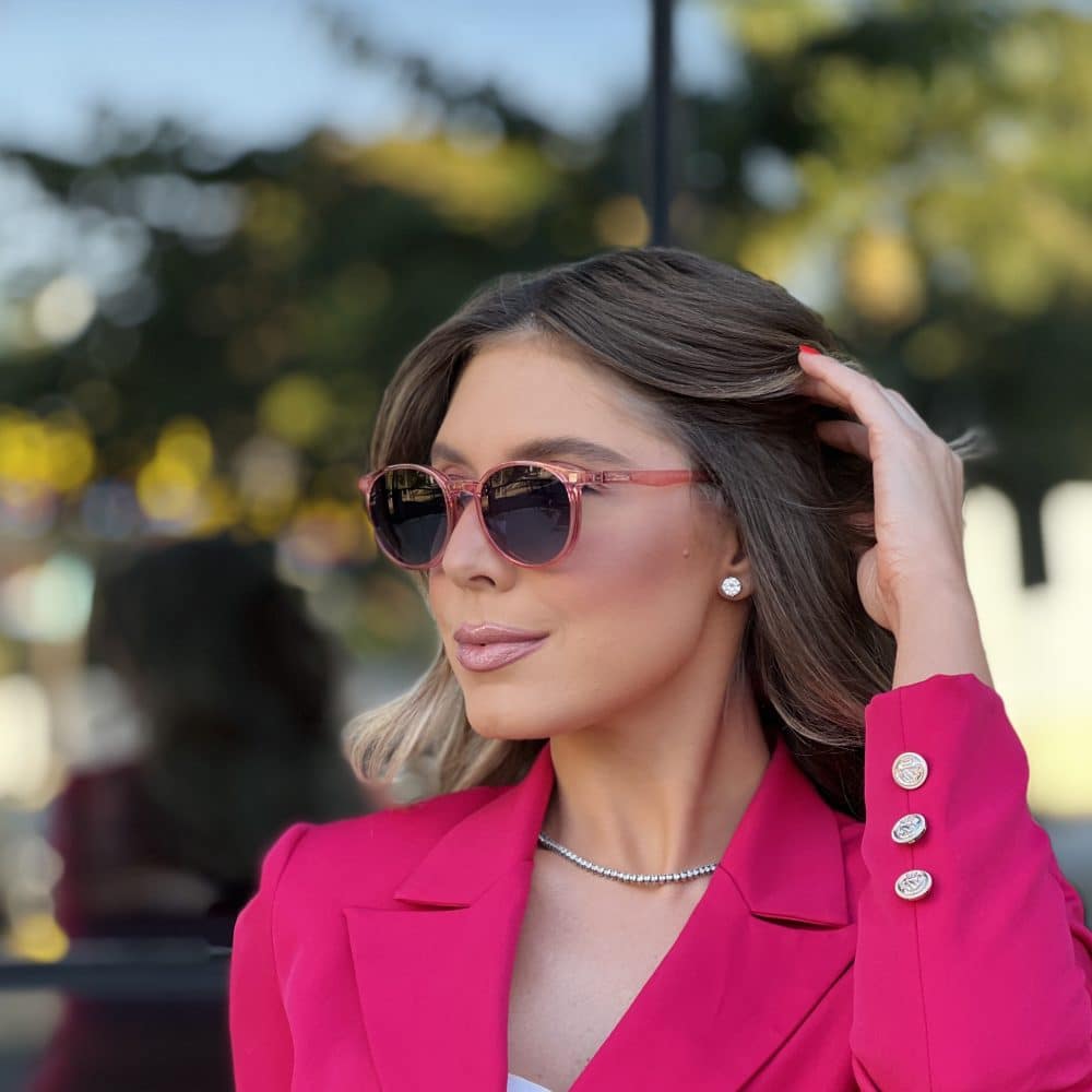 oticagriss oculos clip on 2 em 1 redondo rosa transparente 315 4 Óculos Clip On 2 em 1 Redondo Rosa Transparente 315