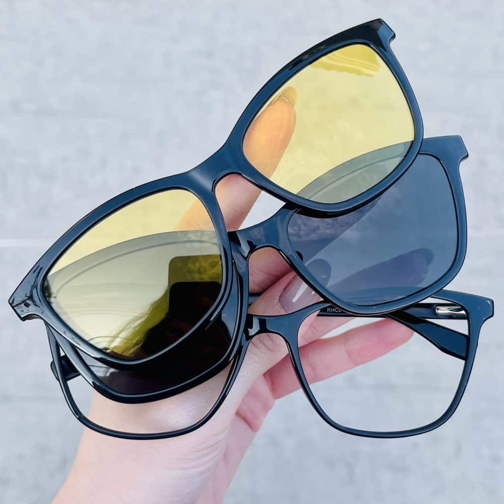 oticagriss oculos clip on 3 em 1 quadrado preto 277 9 Óculos Clip On 3 em 1 Quadrado Preto 277