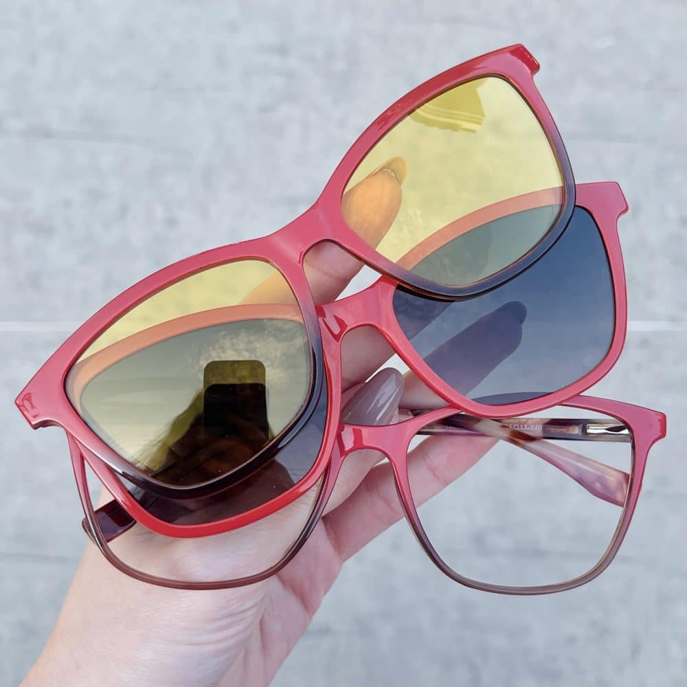 oticagriss oculos clip on 3 em 1 quadrado vermelho 277 17 oticagriss oculos clip on 3 em 1 quadrado vermelho 277 17