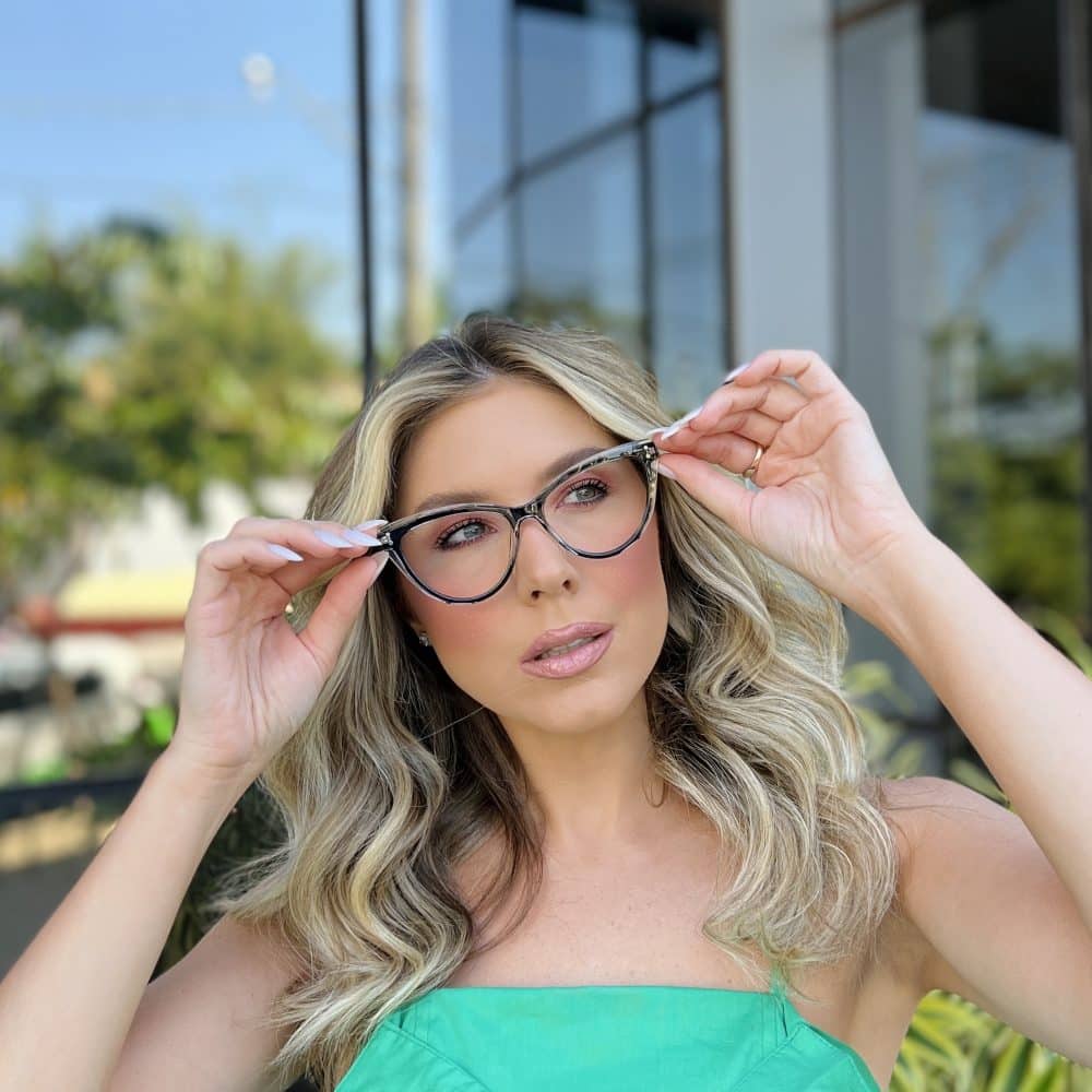 oticagriss oculosÓculos de Grau Gatinho Preto com Transparente 330 1 de grau gatinho preto com transparente 330 Óculos de Grau Gatinho Preto com Transparente 330 1