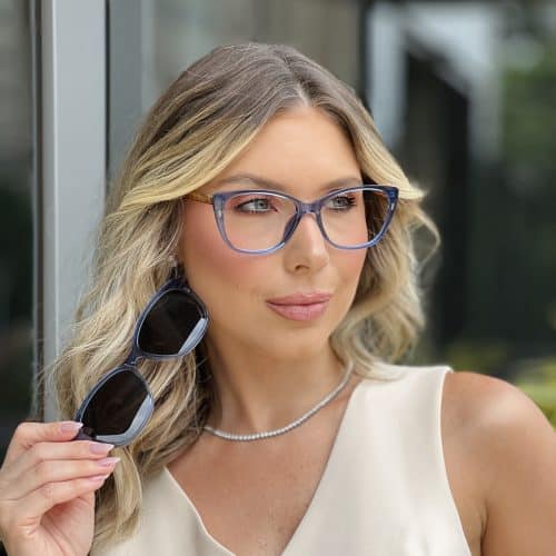 oticagriss oculos clip on 2 em 1 gatinho azul 346 1
