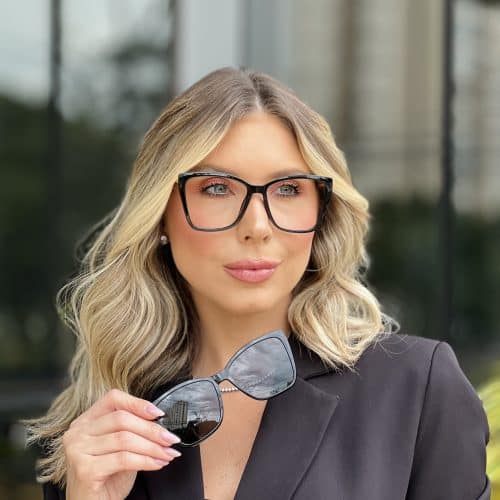 oticagriss oculos clip on 2 em 1 gatinho preto 345 1