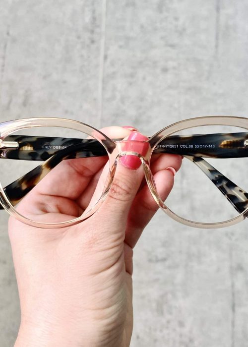 oticagriss oculos de grau feminino redondo rose 344