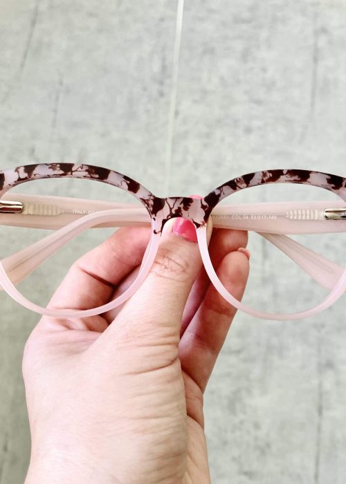 oticagriss oculos de grau feminino redondo tartaruga com rosa 344