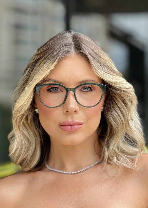 oticagriss oculos de grau feminino redondo verde 344 2