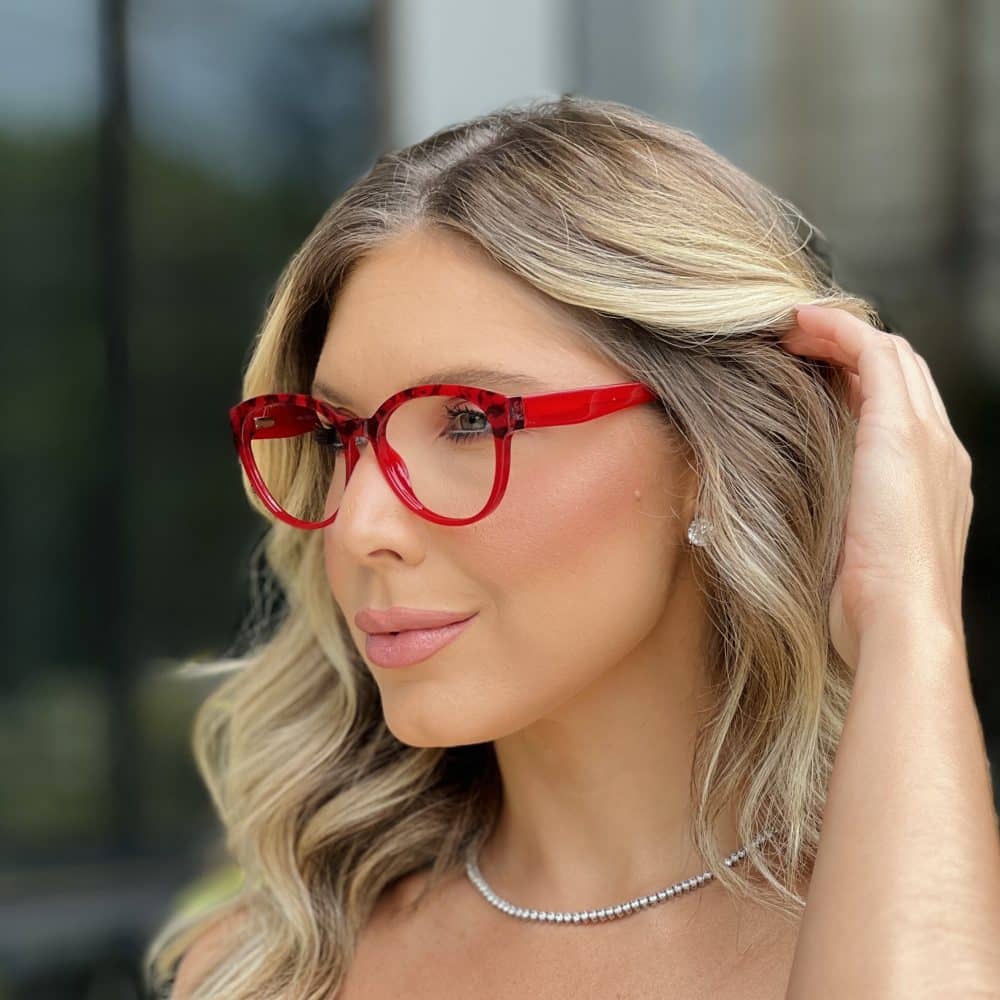 oticagriss oculos de grau feminino redondo vermelho 344 oticagriss oculos de grau feminino redondo vermelho 344