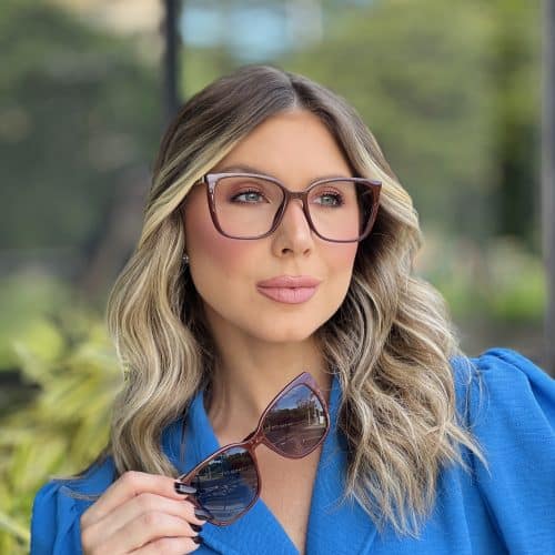 oticagriss oculos clip on 2 em 1 gatinho marsala 357 1