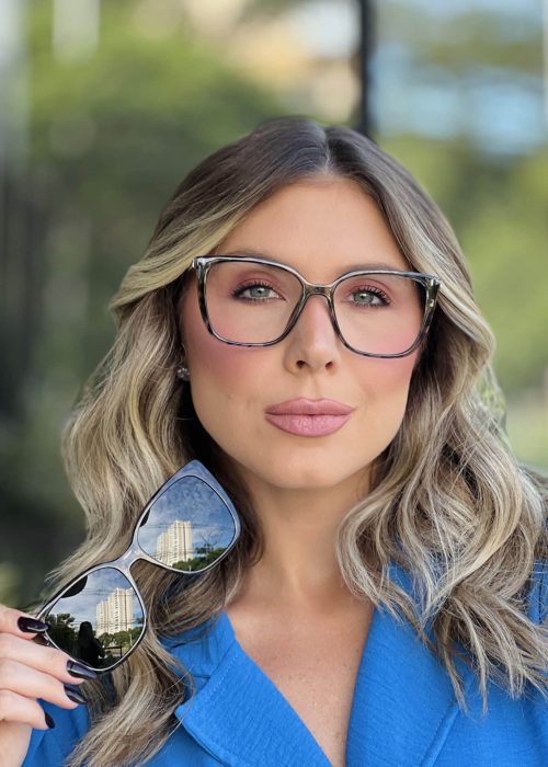 oticagriss oculos clip on 2 em 1 gatinho preto com tartaruga 357