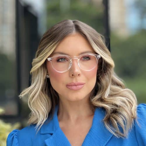 oticagriss oculos de grau redondo transparente 348 4