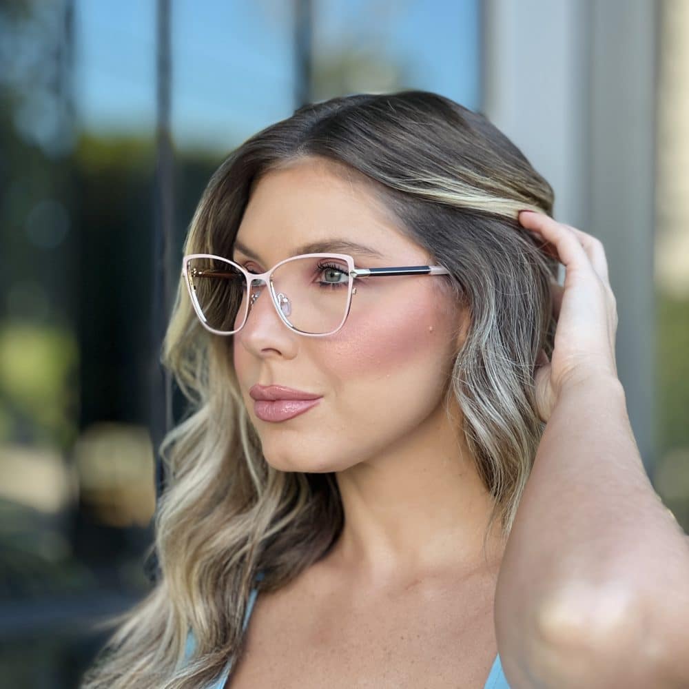 oticagriss oculos de grau feminino gatinho rosa 359 3