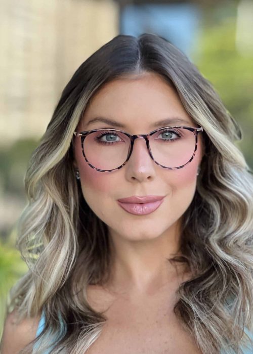 oticagriss oculos de grau feminino redondo tartaruga com rosa 360