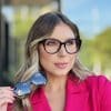 oticagriss oculos clip on 2 em 1 gatinho em acetato preto 317 1