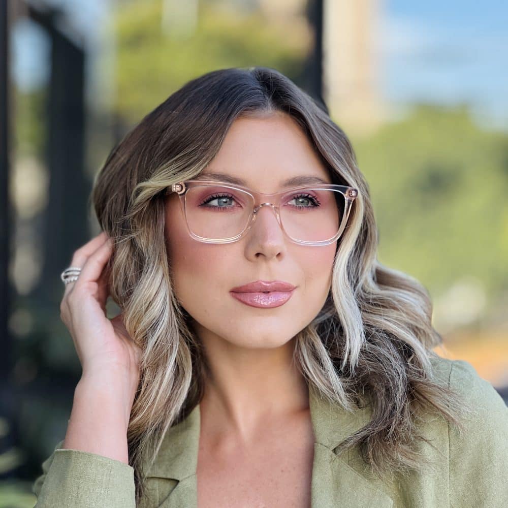 oticagriss oculos de grau feminino gatinho champanhe 355 3