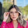 oticagriss oculos de grau feminino gatinho rose 356 7 oticagriss oculos de grau feminino gatinho rose 356 7