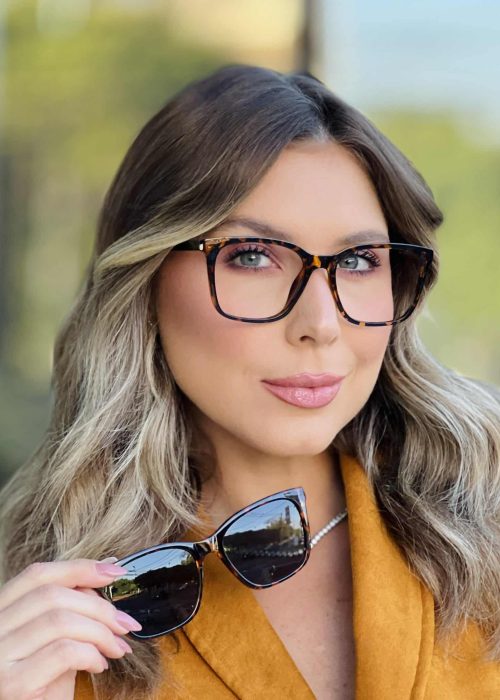 oticagriss oculos clip on 2 em 1 gatinho tartaruga 369