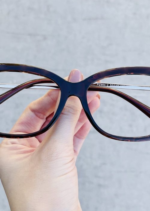 oticagriss oculos de grau feminino gatinho marrom 367