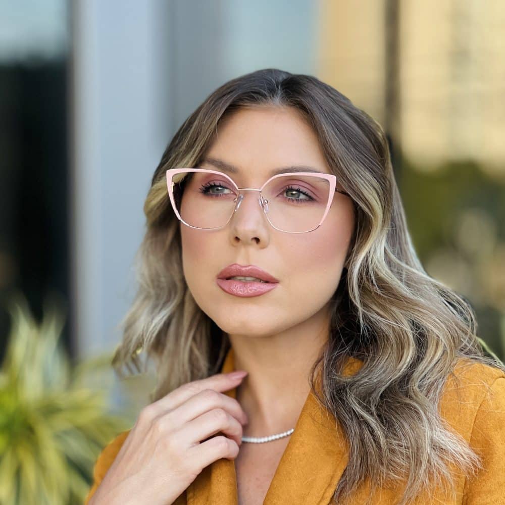 oticagriss oculos de grau feminino gatinho rosa 381 1