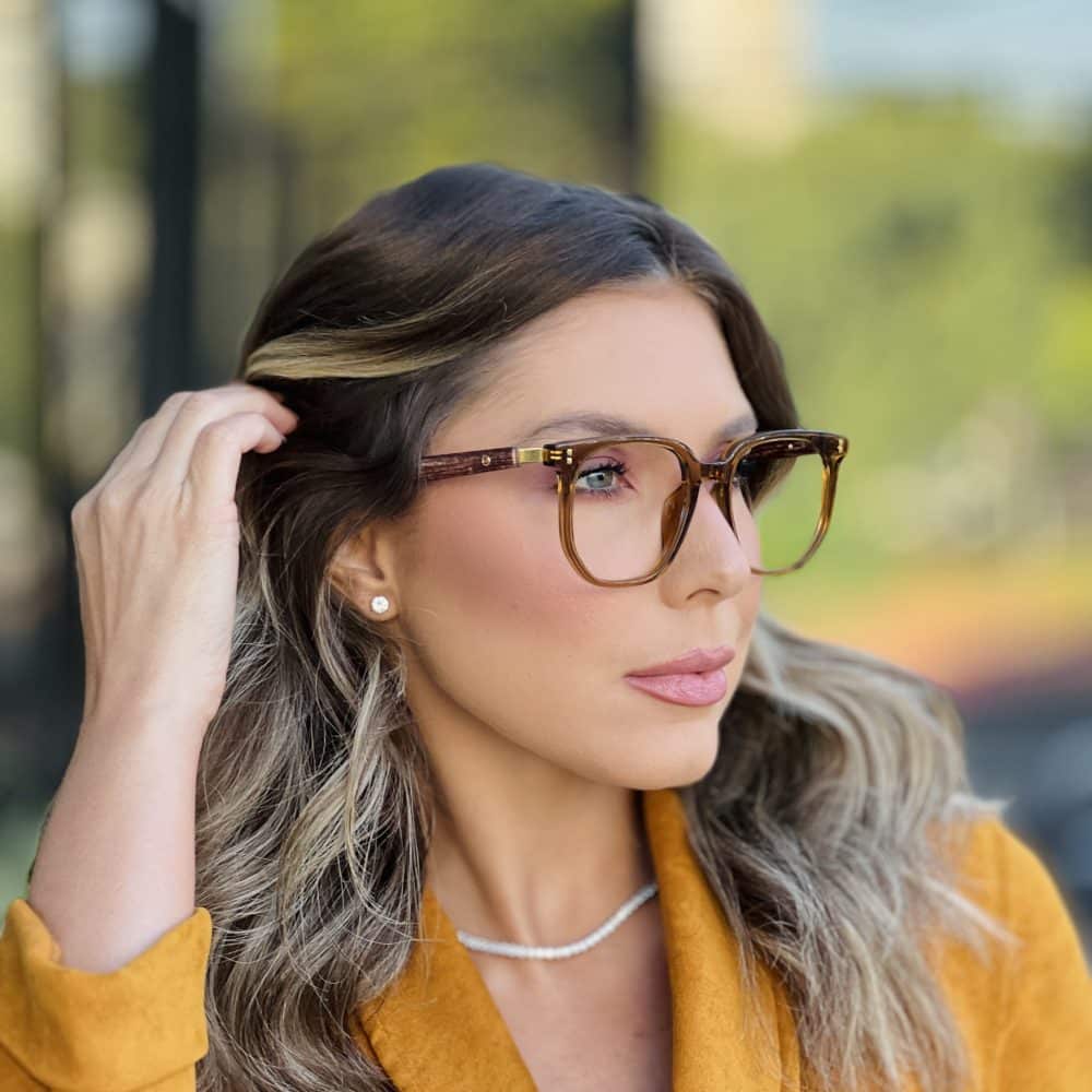 oticagriss oculos de grau feminino quadrado marrom transparente 374 4 oticagriss oculos de grau feminino quadrado marrom transparente 374 4