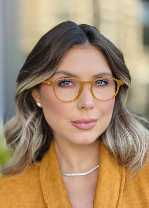 oticagriss oculos de grau feminino redondo caramelo 373