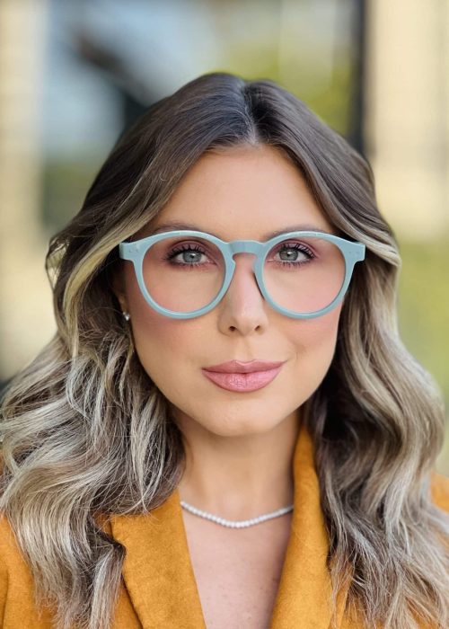 oticagriss oculos de grau feminino redondo verde 372