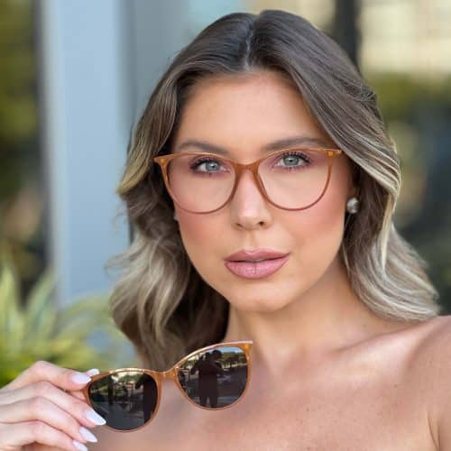 oticagriss oculos clip on 2 em 1 gatinho caramelo 310 3