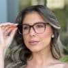 oticagriss oculos clip on 2 em 1 gatinho marrom e rosa 369 5
