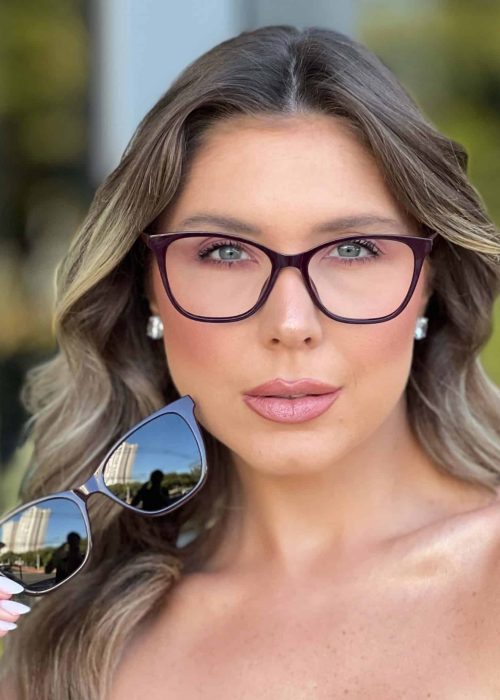 oticagriss oculos clip on 2 em 1 gatinho vinho 385 5