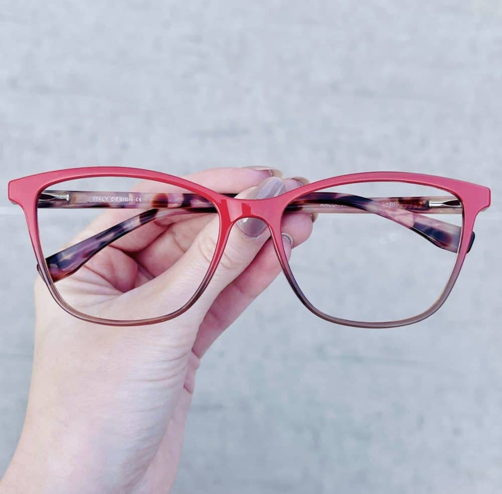 oticagriss oculos de grau feminino retangular vermelho 390 oticagriss oculos de grau feminino retangular vermelho 390