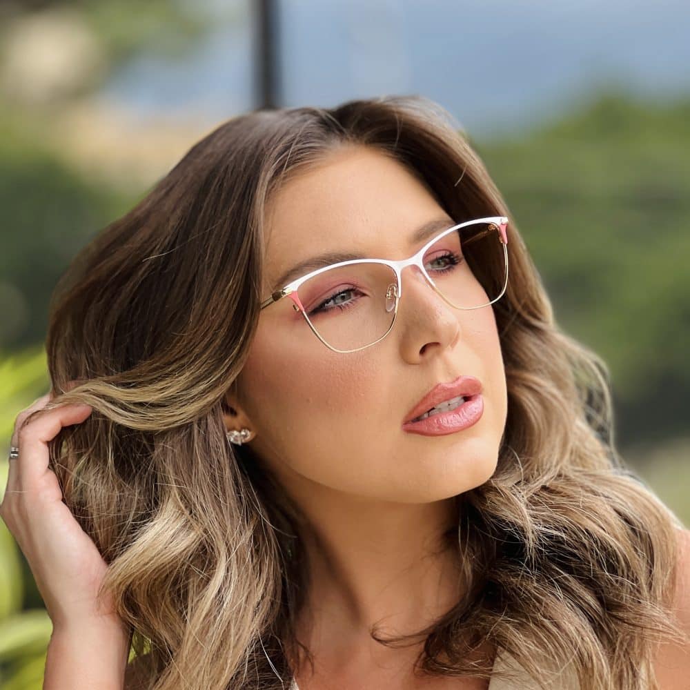 oticagriss oculos de grau feminino gatinho branco 394 4 oticagriss oculos de grau feminino gatinho branco 394 4